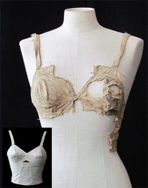 The Lengberg compared with a 1950s longline bra. Pic: University of Innsbruck