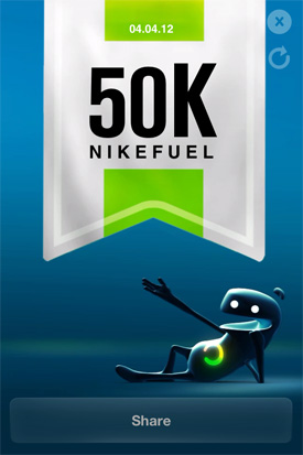 Nike+ Fuelband activity monitor