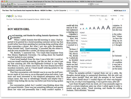 Nook for web, credit Barnes and Noble 