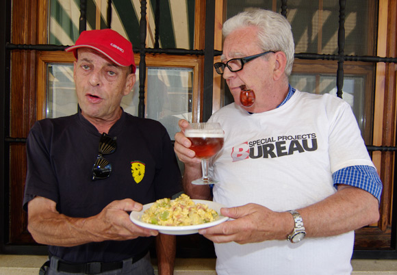 Alvaro and Jose Maria Pita with the Bauernfrühstück