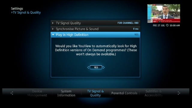 Humax YouView DTR-T1000 IPTV Freeview DVR