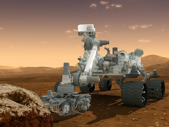 Artist's concept of Curiosity