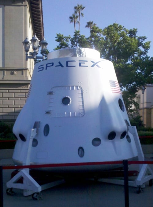 The SpaceX Dragon capsule