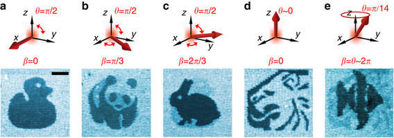 Polarisation used as a kind of steganography