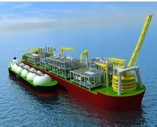 The Prelude floating liquefied natural gas processing facility