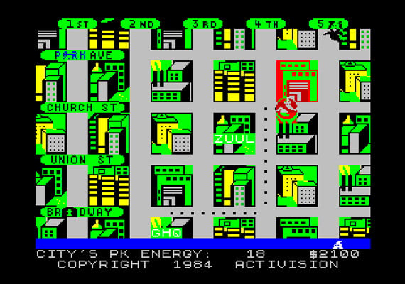 Ghostbusters 1984 game