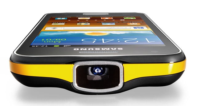 Samsung Galaxy Beam Android projector phone