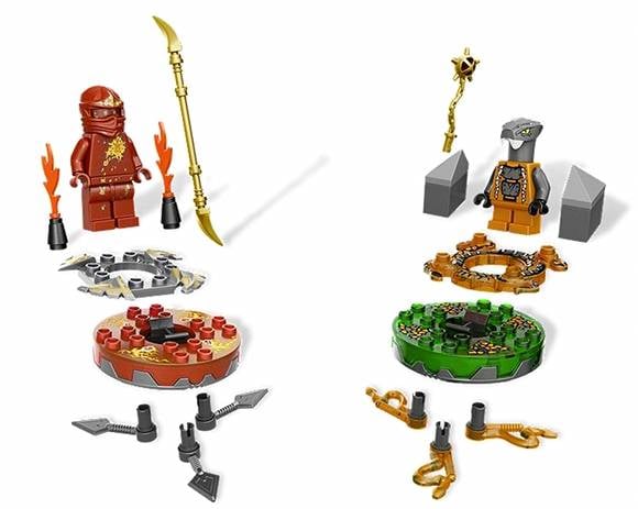 Lego Ninjago weapons set with spinners