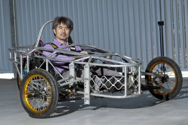Griffith University's experimental Android-driven car 