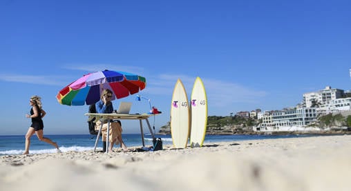 Telstra's 4G surfboards