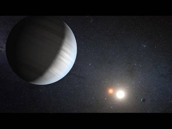 Artist's impression of Kepler 47