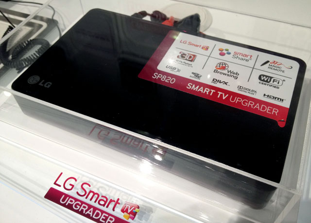 LG SP 820 smart tv upgrader box