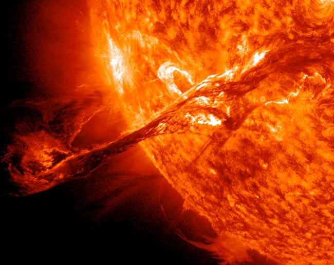 Solar filament eruption of August 31, 2012