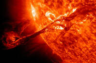 Solar filament eruption of August 31, 2012