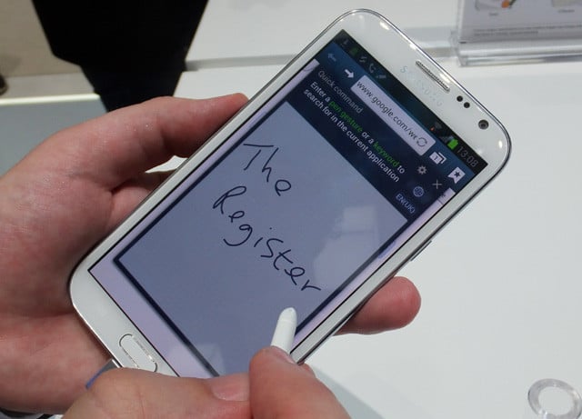 Samsung Galaxy Note 2 Android smartphone hands-on review