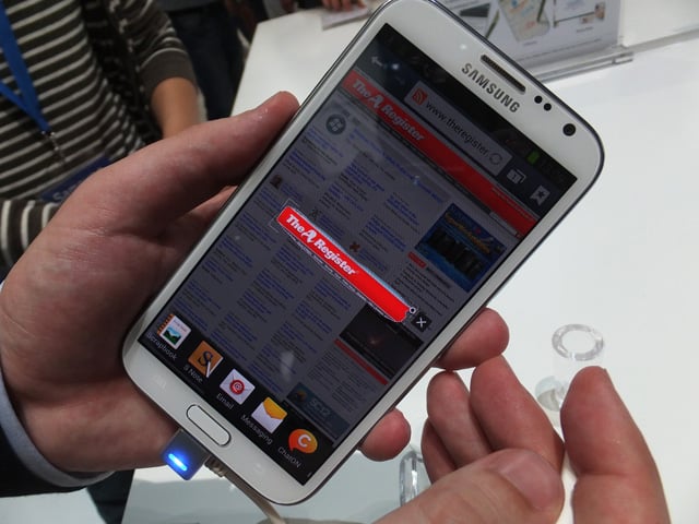 Samsung Galaxy Note 2 Android smartphone hands-on review