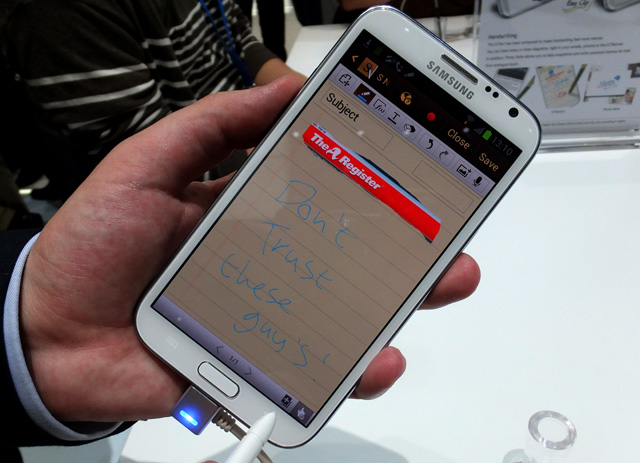 Samsung Galaxy Note 2 Android smartphone hands-on review