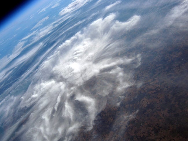 High-altitude snap from Dave Akerman&amp;#39;s Cloud 7 payload