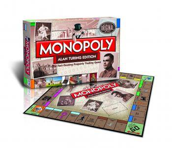 Alan Turing themed Monopoly, credit Bletchley Park and Winning Moves