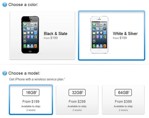 Apple's first batch of iPhone 5 preorders sold out in an hour