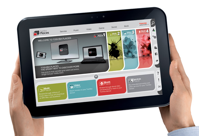 Toshiba AT300 Android tablet