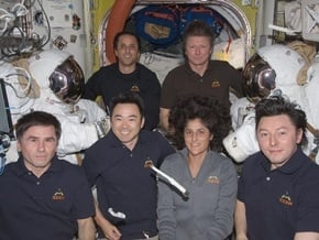 Expedition 32 crew onboard the ISS
