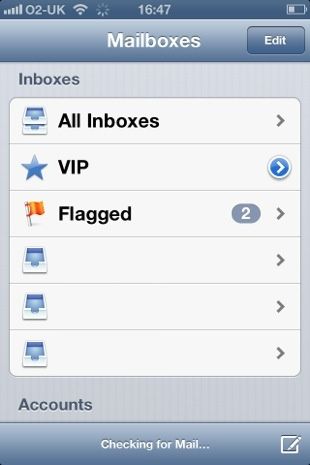 Apple iOS 6 Mail