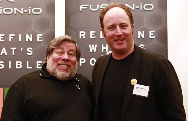 Steve Wozniak with Reg Hack Simon Sharwood