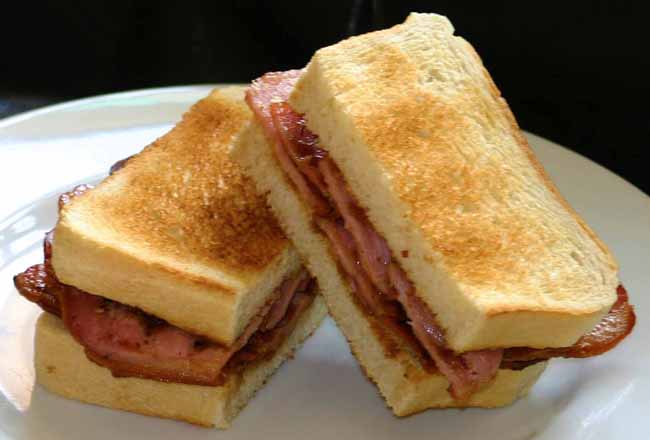 SuperTim's bacon bounty sarnie