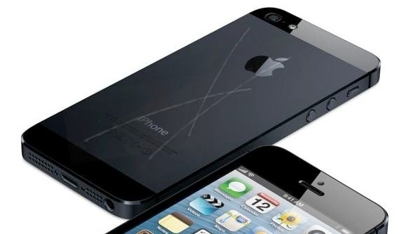Fake scratched iPhone 5