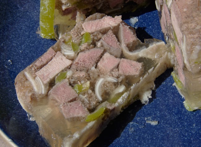 A slice of souse