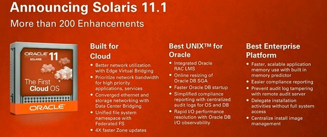 Features of Solaris 11 Update 1