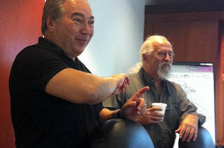 Datacore CEO George Teixeira and chairman Ziya Aral
