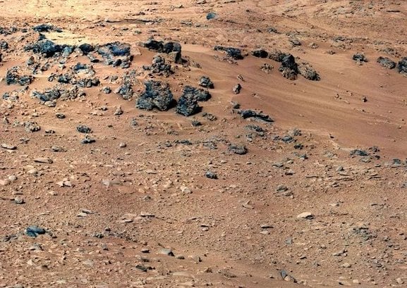 Rocknest, site of Curiosity's first soil sample