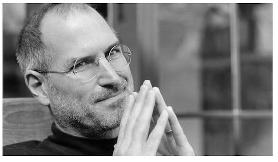 Steve Jobs, credit Apple site, screengrab