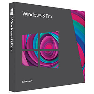 Windows 8 Pro Upgrade Edition retail box