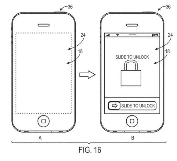 Illustration from Apple 'hidden components' patent application