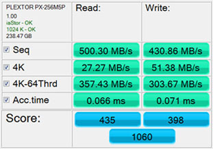 Plextor M5 Pro 256GB SSD PX-256M5P