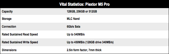 Plextor M5 Pro 256GB SSD PX-256M5P