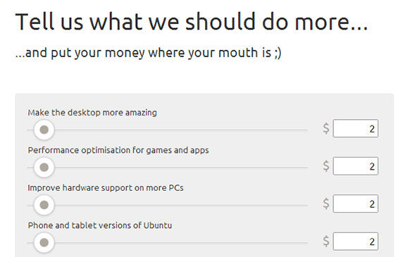 Partial screenshot of Ubuntu contribution page