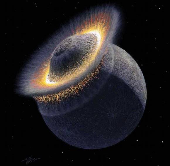 Giant impact, common at the end of planet formation