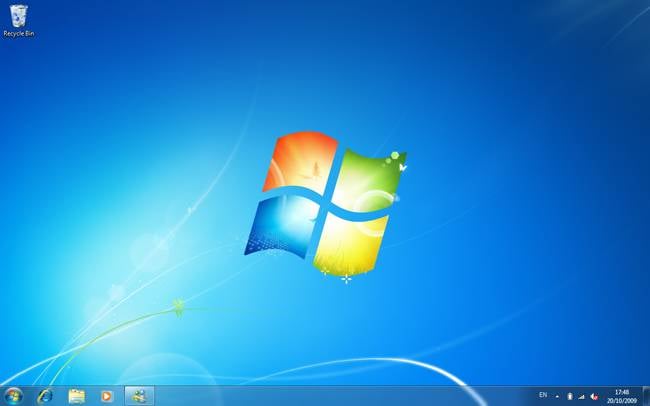 Windows 7 start screen