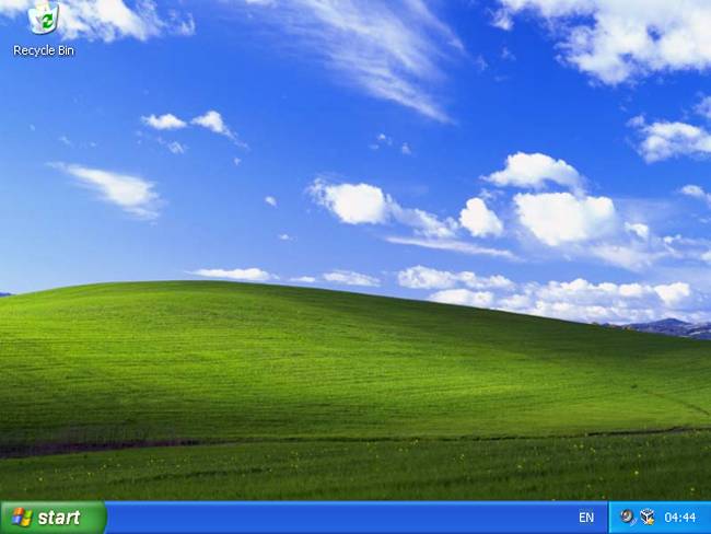 Windows XP Start Screen