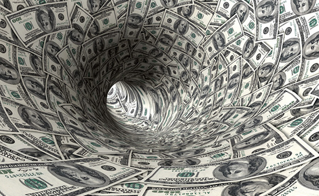 Funnel of cash. Credit: via SXC &amp;ndash; http://www.sxc.hu/profile/Leonardini 
