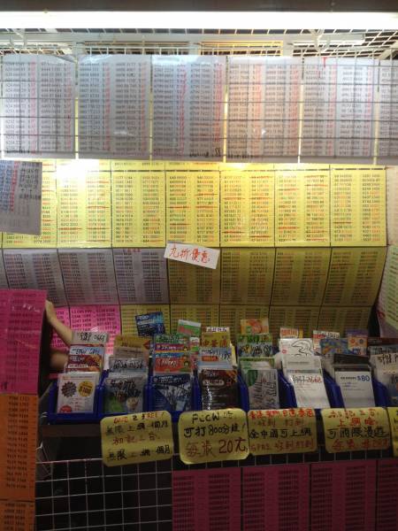 Sham Shui Po market Hong Kong mobile phone numbers