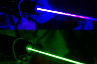 The two Wicked Lasers fired up