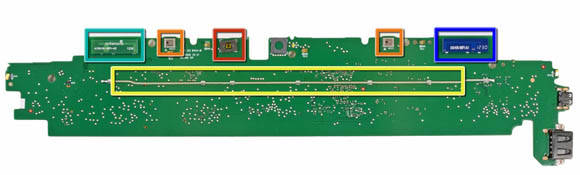 Microsoft Surface - logic board, bottom