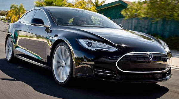 Tesla Model S sports sedan