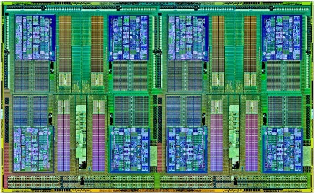 Die shot of the Opteron 6300