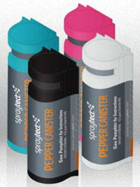 Spraytect pepper-spray iPhone case cartridges